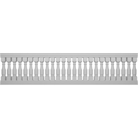 Ekena Millwork Fiberthane Hamilton Balustrade Railing Kit Style A (6 7/8" On-Center Spacing to Pass 4" Sphere Code) BALK42X168HMA